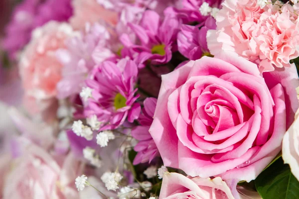 Rose flowers mixed bouquet — Stock Photo, Image