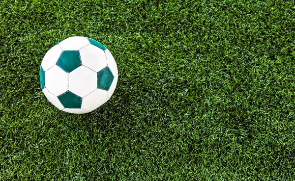 Artificial grass soccer field — Stock Photo, Image