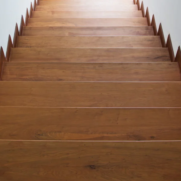 Staircase with wooden steps — Stock Photo, Image