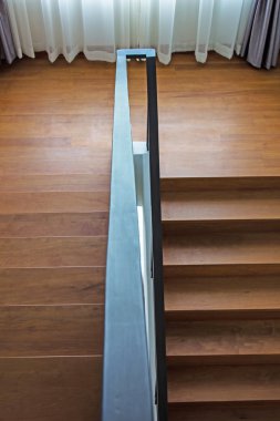 merdiven ile ahşap merdiven