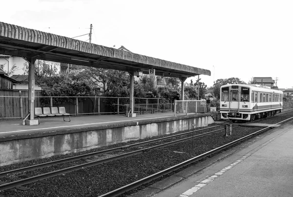 Lokala gamla landet tågstation — Stockfoto