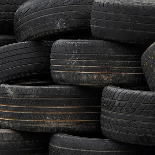 Old rubber tires — Stock Photo, Image