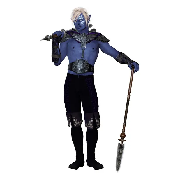 fantezi karanlık elf güzel poz