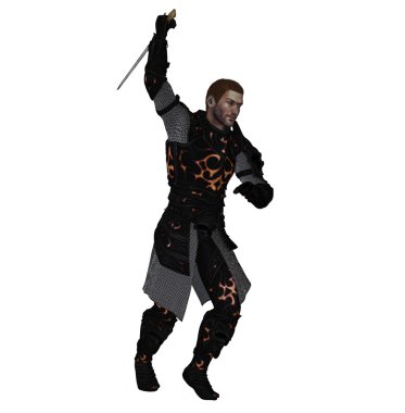 karanlık şövalye rakibi üzerinde ilerleyen