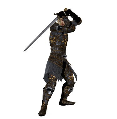 karanlık şövalye rakibi üzerinde ilerleyen