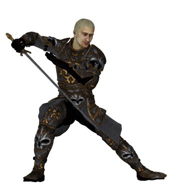 karanlık şövalye rakibi üzerinde ilerleyen