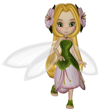 petal, egzotik peri elbise ile saç çiçeği