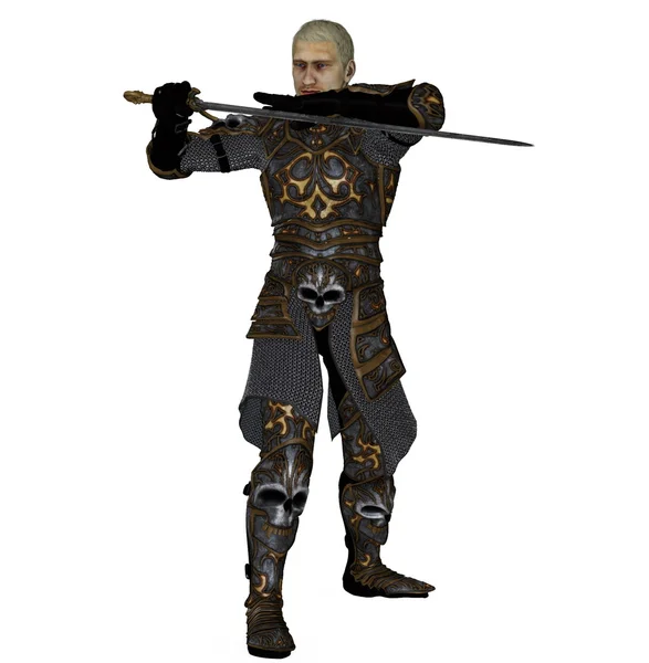 karanlık şövalye rakibi üzerinde ilerleyen