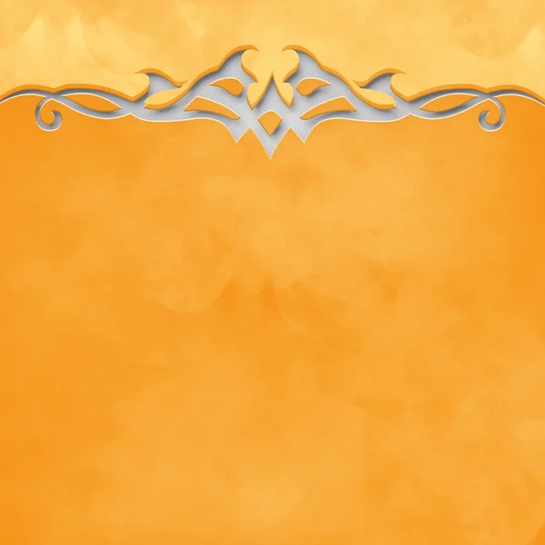 Cartão abstrato com ornamento de tendril — Fotografia de Stock