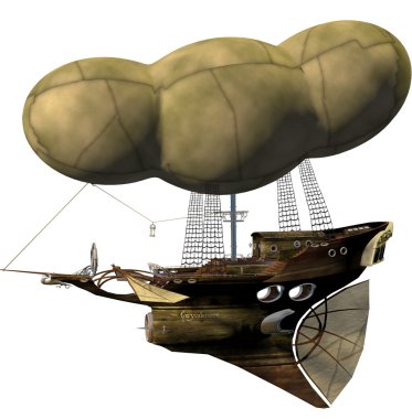steampunk zeplin