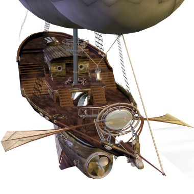 steampunk zeplin