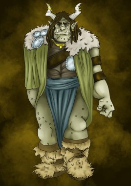 renk şekil hakkında bir fantezi troll