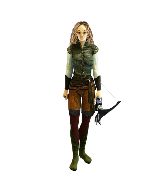 Fantasy archer female — Stock Photo, Image