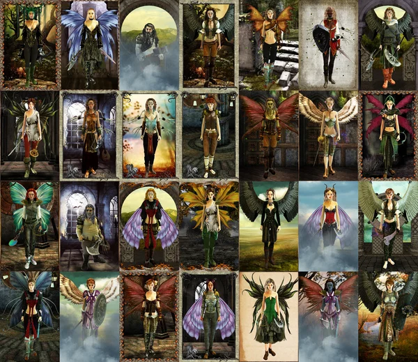 farklı fantasy karakterleri