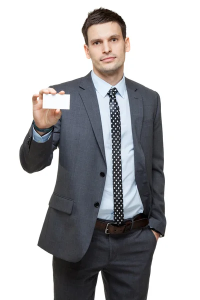 Portrait of young handsome businessman. — Stock Photo, Image