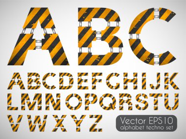 Dirty technical alphabet