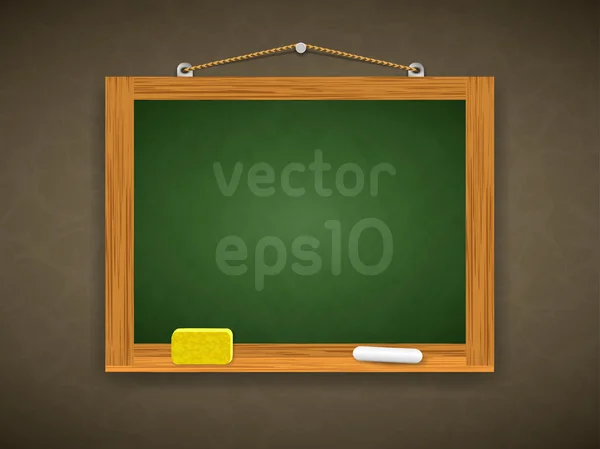 Trä blackboard — Stock vektor