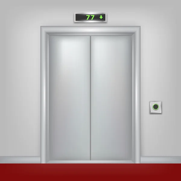 Hiss med stängda dörrar — Stock vektor