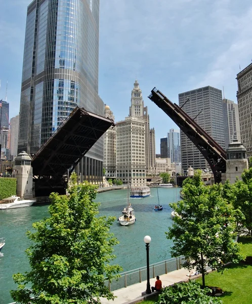 Downtown chicago waterfront, Illinois, ABD