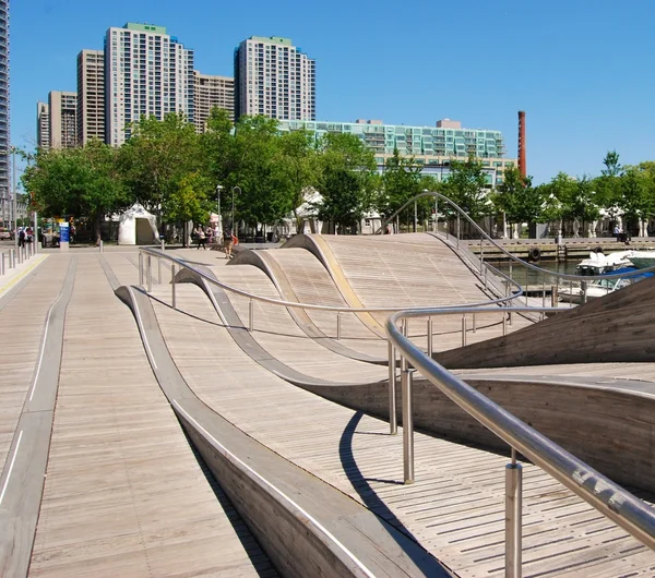 Downtown toronto waterfront i Kanada — Stockfoto