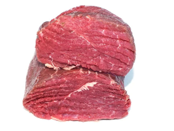 Rohes frisches Fleisch von der Schwarte — Stockfoto