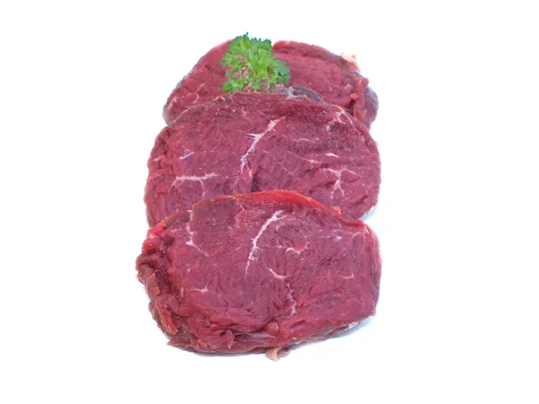 Carne fresca crua proveniente do courato — Fotografia de Stock