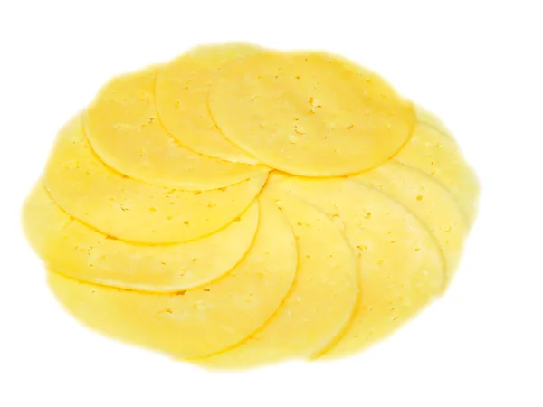 Käsestücke geschnitten — Stockfoto