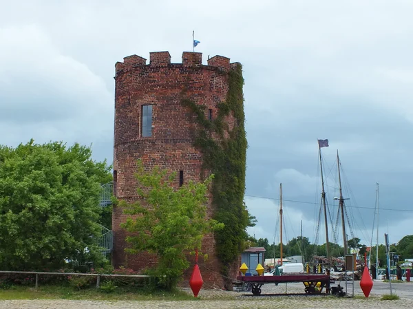 屋顶、 汉萨同盟城市 greifswald 德国 — 图库照片