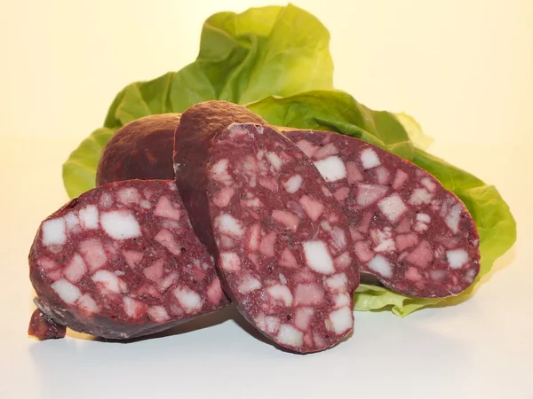 German headcheese in a studio shot — Stock Photo, Image