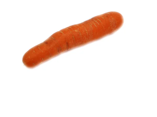 Fresh raw carrots isolated on white background — Stock Photo, Image