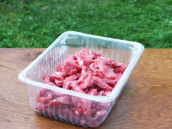 원시 고기와 쇠고기 — 스톡 사진