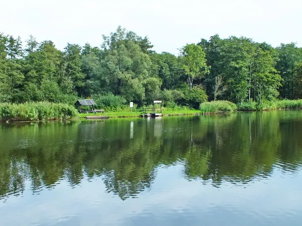 doğal gölette küçük: mecklenburg-western pomerania, Almanya