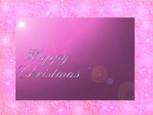 Luminoso sfondo festivo con la scrittura come biglietto di Natale — Foto Stock