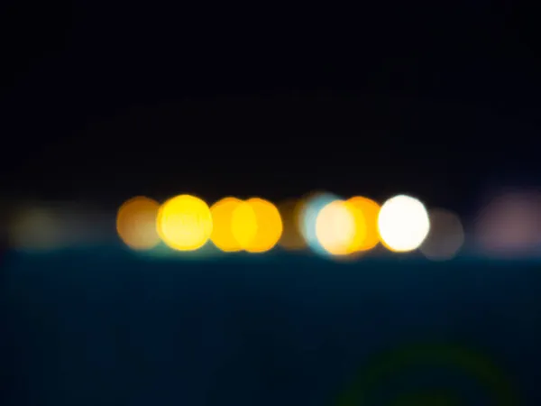 Distant Bokeh Lights Effect Background — Stock Photo, Image