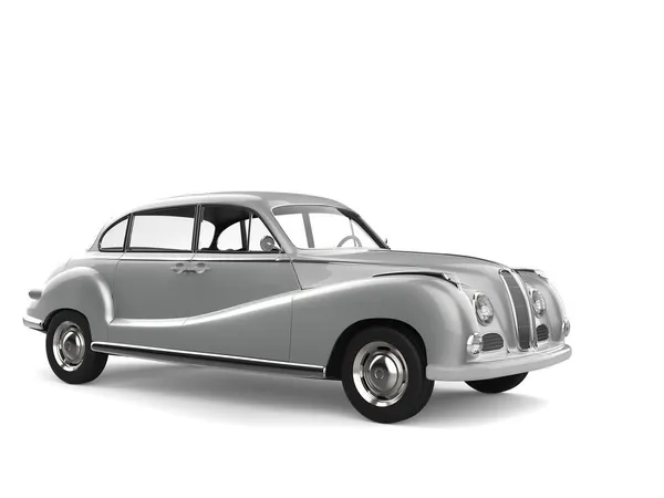 Métallisé Argent Classique Voiture Luxe Vintage — Photo