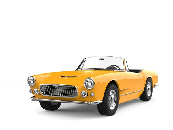 Sunny Giallo Auto Convertibile Epoca — Foto Stock