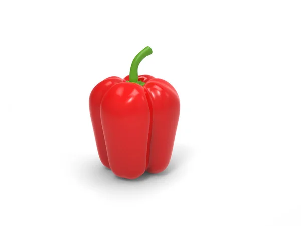 Bright Fresh Red Bell Pepper — Stock Photo, Image