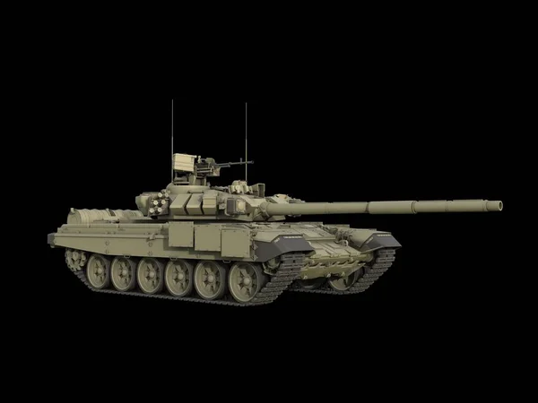 Modern Güçlü Askeri Tank Yeşil Renk — Stok fotoğraf