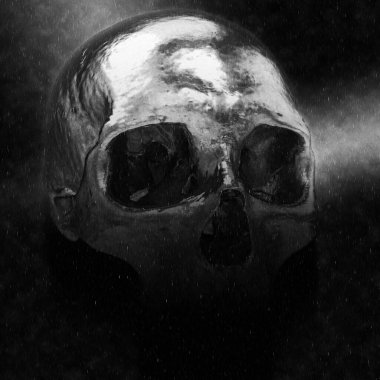 Karamsar kara kafatası çizimi