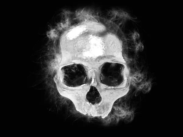 Skull Plumes Energy — стоковое фото