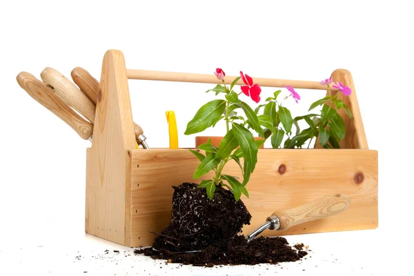 Gardener's Tote Box — Stock Photo, Image