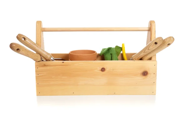 Caja de asas del jardinero — Foto de Stock