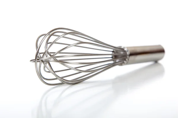 Wire Whisk or Whip on White — Stock Photo, Image