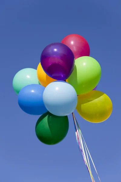Färgglada ballonger — Stock fotografie