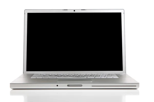 A silver modern computer — Stock Photo, Image