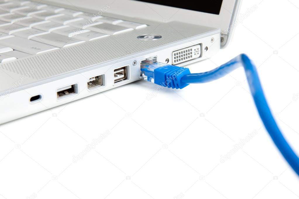 Connectivity - Ethernet Cable in Computer