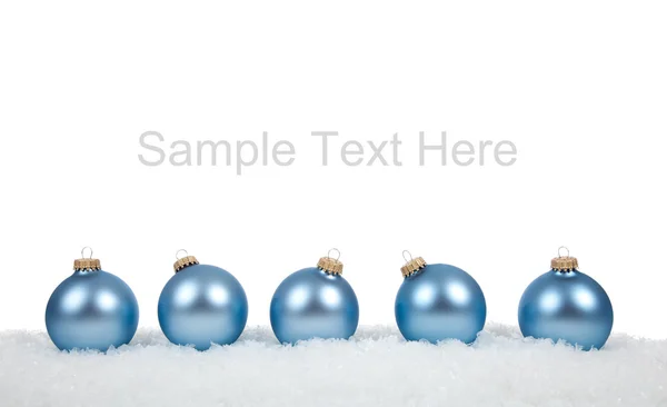 Baby blue christmas ornament — Stockfoto