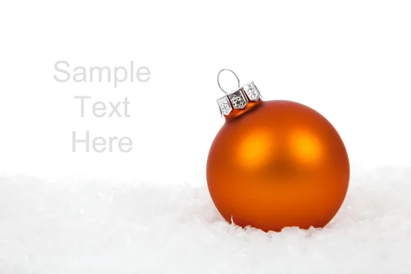 An orange Christmas ornaments — Stock Photo, Image