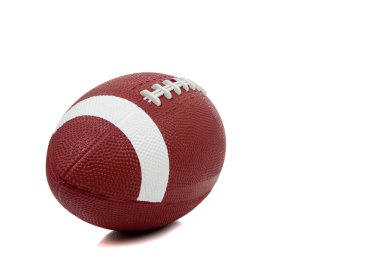 beyaz zemin üzerine Amerikan futbolu