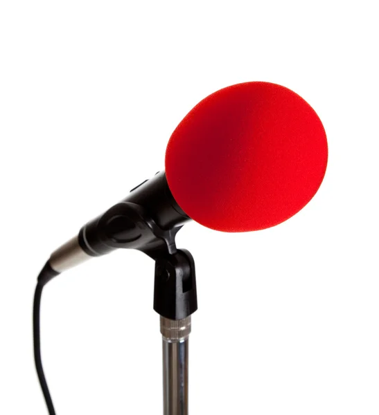 Mikrofon na podstawce — Zdjęcie stockowe